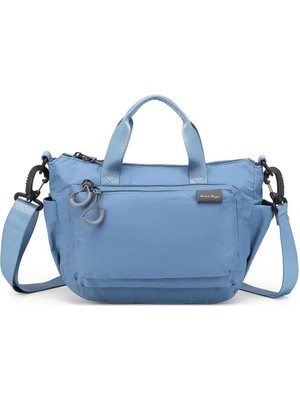 Smart Bags Ekstra Hafif Kumaş Kadın Postacı Çantası BC 3136 - Jeans Mavi