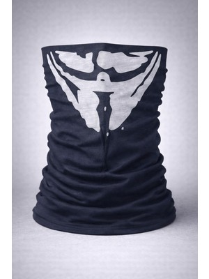 Vendetta Maskesi Desenli Baf Bandana – Çok Amaçlı Yüz Boyunluk Bandana 4 No (4887) Midastech