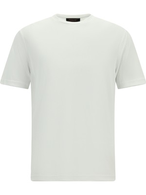 Abdullah Kiğılı Bisiklet Yaka Regular Fit Modal Karışımlı T-shirt