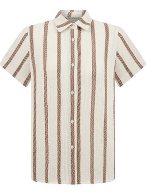 Çizgili Regular Fıt Gömlek