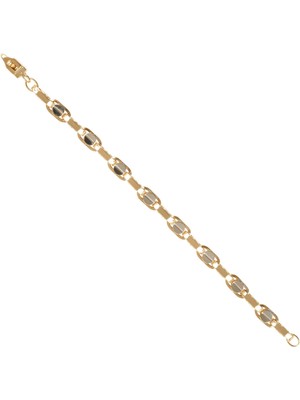 Berk Mücevherat 14 Ayar Altın Tasarım Erkek Bileklik