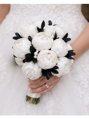 Kapalı Şakayık Gelin El Çiçeği | Gelin Buketi | Hediyeli Ürün