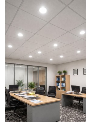 32W LED Sıva Altı Spot 6500K Beyaz Işık 3520 Lümen Gömme Tavan Panel Aydınlatma