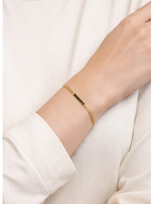 Kızılay Kuyumcusu 14 Ayar Altın Bileklik Künye