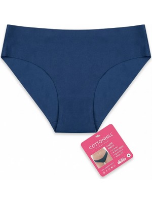 Zi Lacivert Klasik Basic Lazer Kesim Bikini Külot