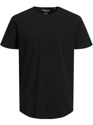 Jack & Jones Jjebasher Tee O-Neck Ss Noos Siyah Erkek T-Shirt 12182498-Black