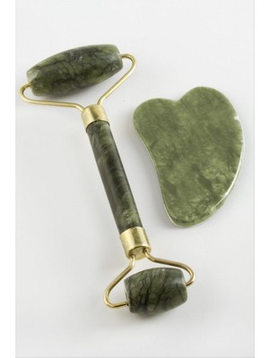 Zero Land Hnrlishp Yeşim Doğaltaş Yüz Masaj Aleti - Yeşil