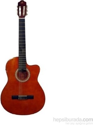 Barcelona LC 3900 CEQ OR Elektro Klasik Gitar 4/4 Boy Gülağacı Klavye ile Yüksek Performans