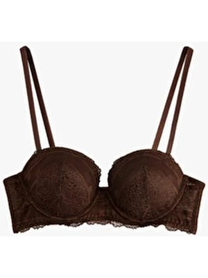 Koton Dantel Detaylı Destekli Ekstra Dolgulu Maximizer Sütyen