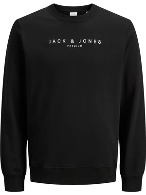 Jack & Jones JPRCCJAYSON SWEAT CREW NE Siyah Erkek Sweatshirt