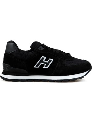 Hammer Jack Peru 102 19250-G Siyah-Beyaz Kadın Hakiki Deri Spor A