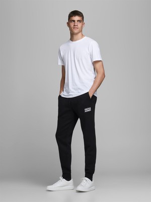 Jack & Jones JJIGORDON JJNEWSOFT SWEAT Siyah Erkek Eşofman Altı