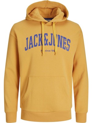 Jack & Jones Hood Josh Erkek Sarı Kapüşonlu Sweatshirt