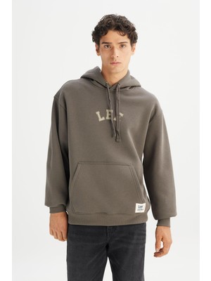 Pamuklu Regular Fit Normal Kesim Kapüşonlu Içi Polarlı Sweatshirt