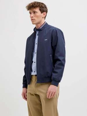 Jack & Jones Erkek Jprblubrad Mevsimlik Bomber Ceket 12273393 Lacivert