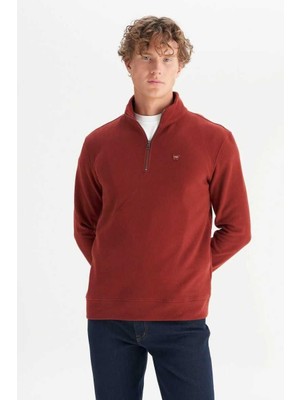 Wrangler Erkek Half  Zip Sweatshirt W2520532810