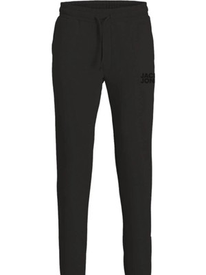 Jack & Jones JPST GORDON NEWPLUSH SWEA Siyah Erkek Eşofman Altı