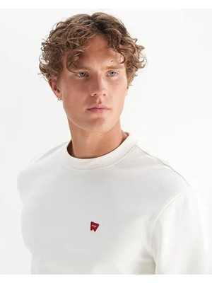 Wrangler Regular Fit Beyaz Erkek Sweatshirt W2520255W02