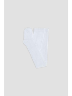 Tyess Bg Store Kız Çocuk Beyaz Çorap
