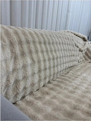 Sarar Yeni Nesil Bubble Peluş Koltuk Örtüsü Pofuduk Yumoş