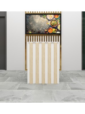 Morepp Erva Karşılama Bankosu ,110 cm ,ofis,kasa,resepsiyon Masası| Beyaz-Safirmeşe
