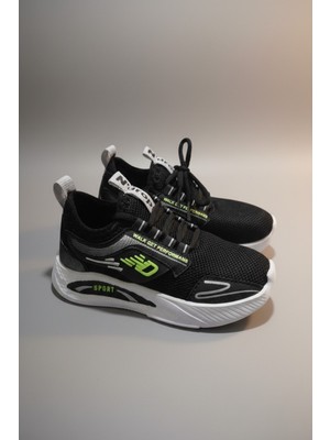 Modayak Ndrops Siyah Beyaz Erkek Çocuk Günlük Ayakkabı