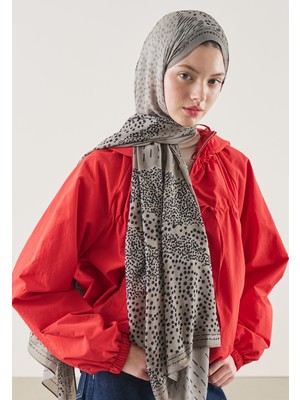 Fresh Dot Elegance Desen Rami Şal Taş