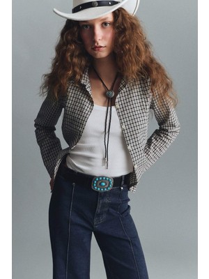 DeFacto Kadın Oval Toka Suni Deri Klasik Kemer G7901AXNS