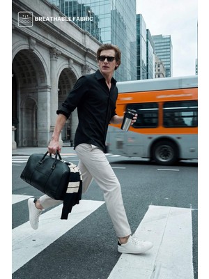 DeFacto Kolay Ütülenebilir Slim Fit Basic Gömlek F9884AX26SP