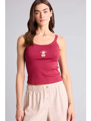 DeFacto Baskılı Ribana Atlet F6051AX25AU