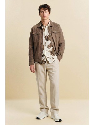 DeFacto Regular Fit Düz Paça Pamuklu Pantolon D4251AX26SP