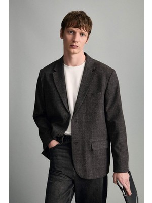 DeFacto Regular Fit Astarlı Blazer Ceket G7493AX26SP