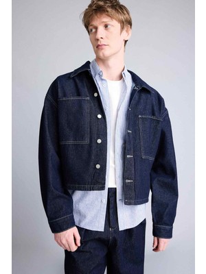 DeFacto Oversize Pamuklu Ceket H0379AX26SP