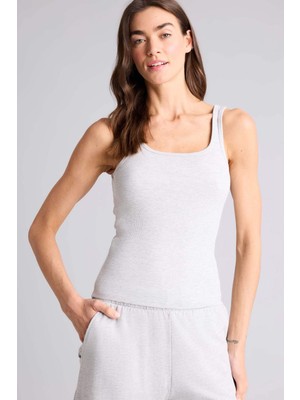 DeFacto Slim Fit Basic Fitilli Kaşkorse Atlet E5540AX26SP