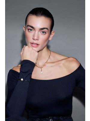 Reis X DeFacto Yıldız Figürlü Gold Kolye G2679AXNS