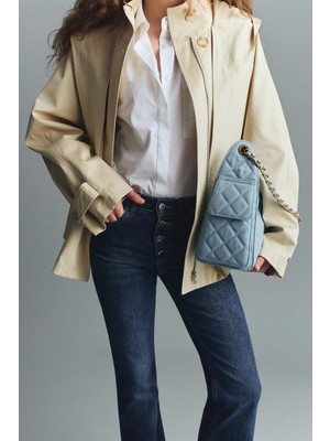 DeFacto Kadın Süet Omuz Çantası G7671AXNS