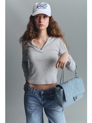 DeFacto Kadın Jean Çapraz Çanta G7674AXNS