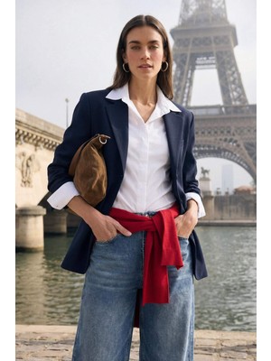 DeFacto Fitted Blazer Ceket G7817AX26SP