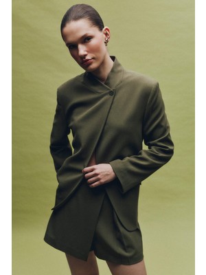 DeFacto Oversize Hakim Yaka Blazer Ceket H1118AX26SM