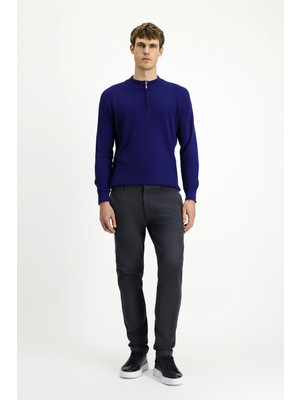 Kiğılı 4 Drop Relaxed Fit Rahat Kesim Likralı Kanvas / Chino Pantolon