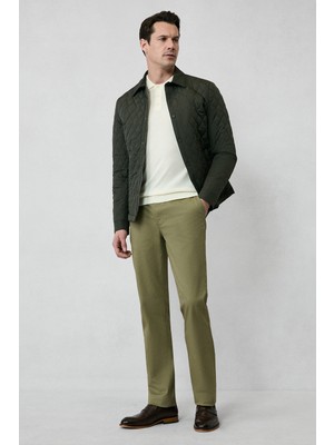 Kiğılı Regular Fit Standart Kesim Likralı Esnek Yandan Cep Kanvas / Chino Pantolon