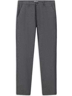 Kiğılı 6 Drop Regular Fit Standart Kesim Likralı Çizgili Kanvas / Chino Pantolon