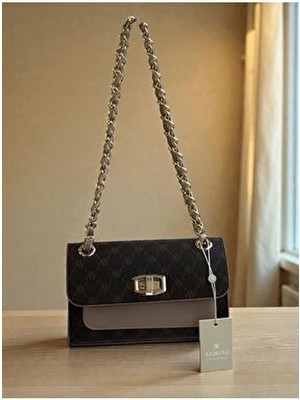 Armine 426 Zincir Detaylı Kapaklı Çapraz Çanta Kadın 426