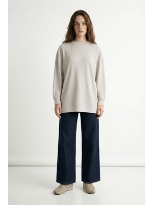 ALLDAY Taş-Yumuşak Dokulu Sweatshirt