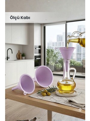 Orvila 3 Boy Huni Set - Pratik Sıvı Aktarma Aparatı - Plastik