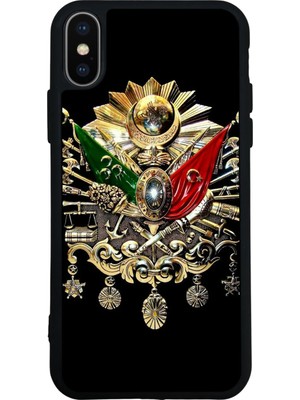 iPhone X/ Xs Uyumlu Osmanli Tugrasi Tasarımlı Glossy Premium Kılıf