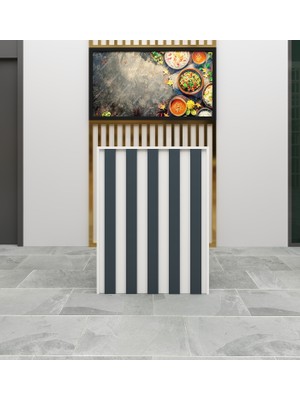 Morepp Erva Karşılama Bankosu ,110 cm ,ofis,kasa,resepsiyon Masası| Beyaz-Antrasit