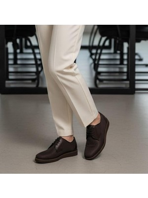 Conteyner 232 Kahverengi Lazer Işleme Günlük Casual Ayakkabı