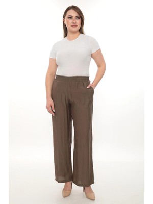 Lady Majestic Kadın Beli Lastikli Rahat Kesim Pantolon – Günlük Şık ve Konforlu