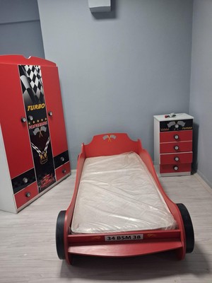 Bengi Ankara Mobilya Genç Odası 90652 Formula Takım Dolap Karyola Şifonyer Yatak Demonte